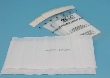 Exempt Specimen Packaging 95 Kpa Pressure Bags With An Absorbent Pocket Sleeve Inside