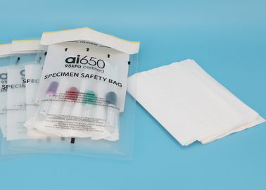 Customized Logo  95kpa Specimen Transport Bags With Absorbent Pockets