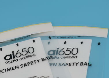 Transparent 95kPa Compliant Transport Bags   Size 6" x 9.5" / 9.75" x 11.75"