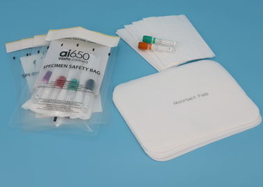 Leak Proof 95kpa Biohazard Bag Category B Ambient IATA Biohazard Transport Bag