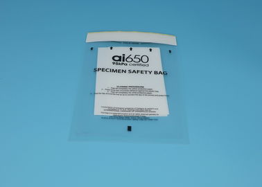 Laboratory Biohazard Sample Bags For Biological Hazard Packing / Infectious Specimen
