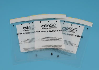 Disposable Security 95 Kpa Pressure Bags For Air Transport Specimens Packing