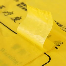 Disposable Biohazard Waste Bags Red Color Customized Size Square Bottom