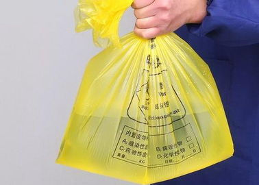 HDPE/LDPE Yellow Plastic Bag LDPE Material Anti Puncture Heat Resisting