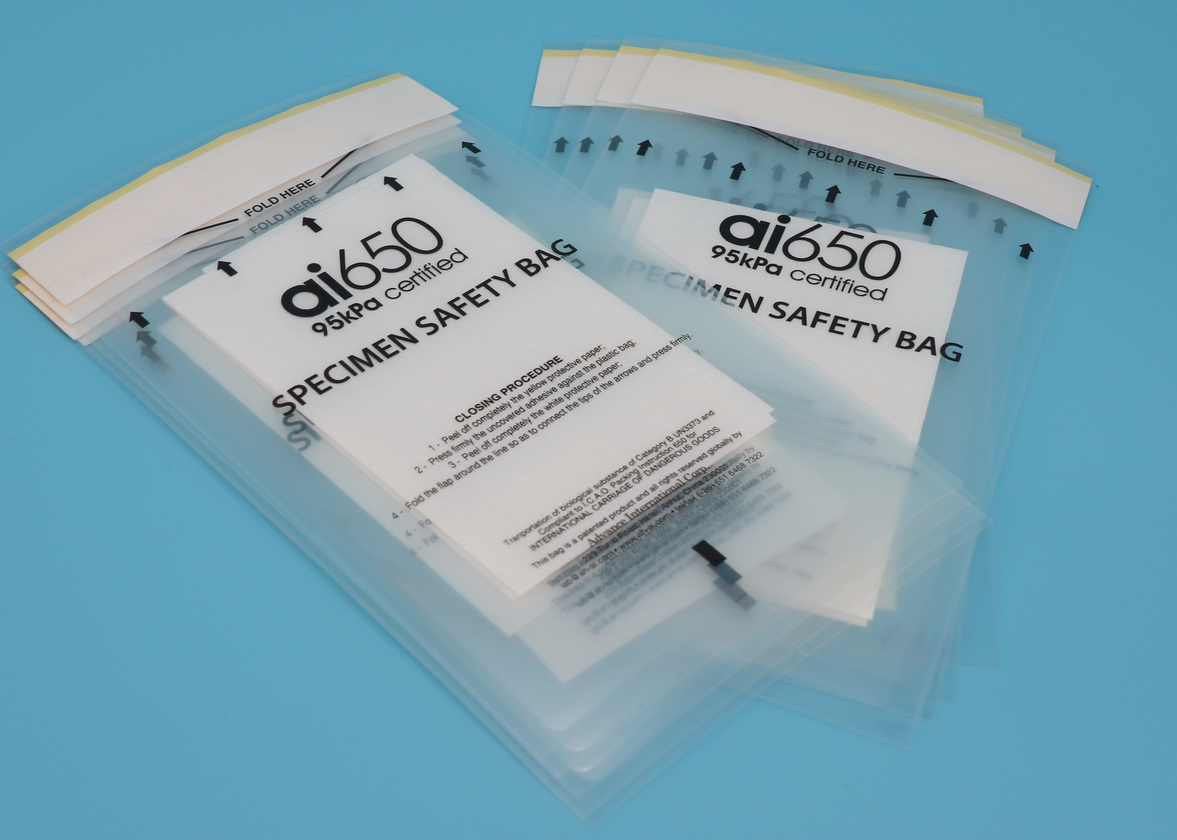 Customized  95kPa Compliant Transport Bags  95 KPa Pressure Tested Bags