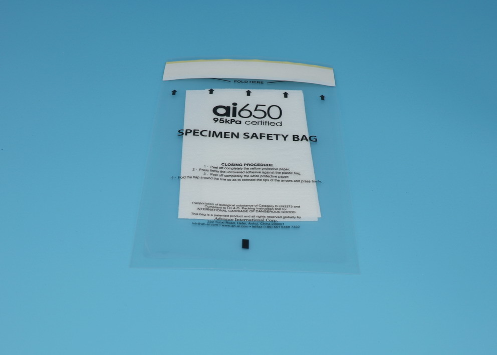 Laboratory Biohazard Sample Bags For Biological Hazard Packing / Infectious Specimen